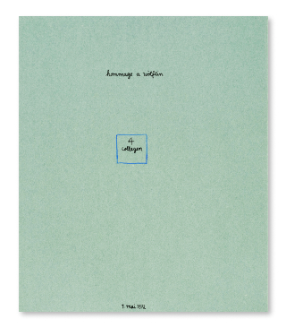 Hommage à Wölfflin